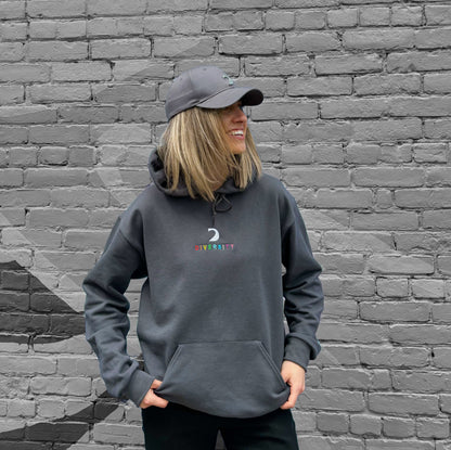 COMMUNITY HOODIE - GRIS MULTICOLORE