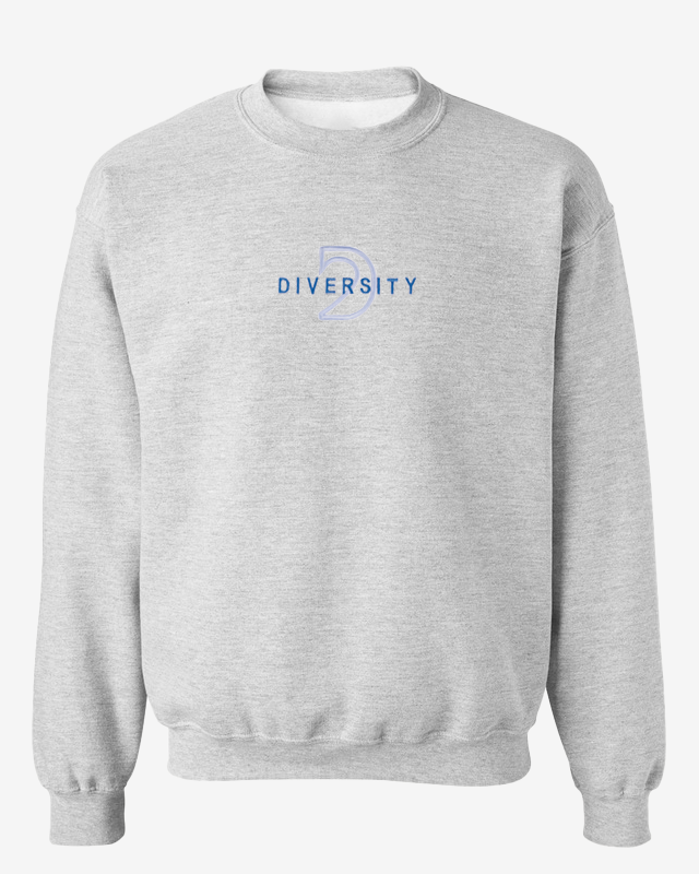 Grey & Blue Crewneck