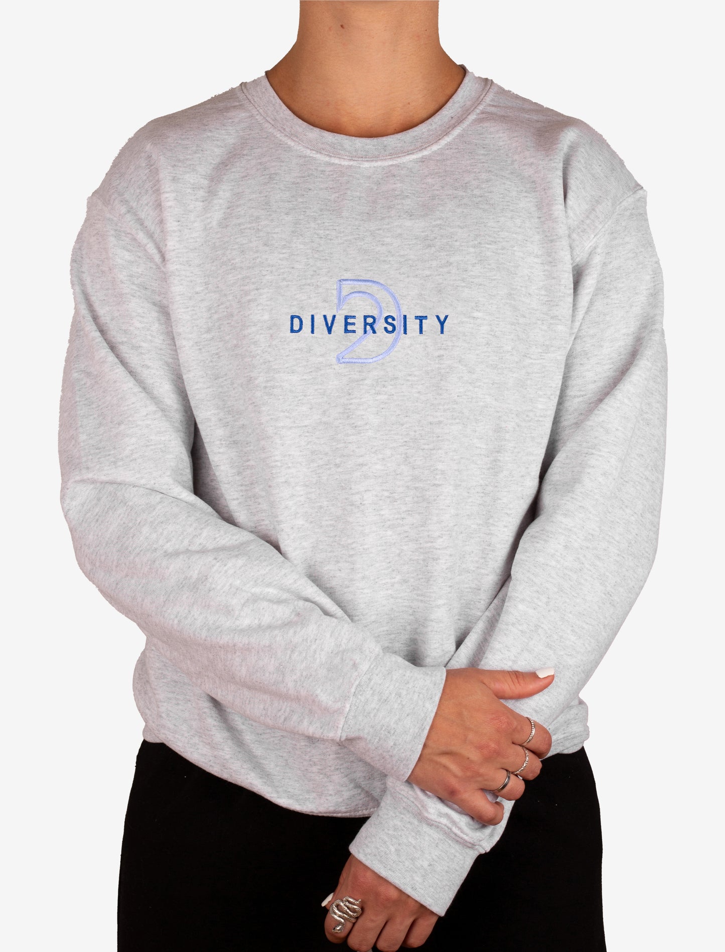 Grey & Blue Crewneck